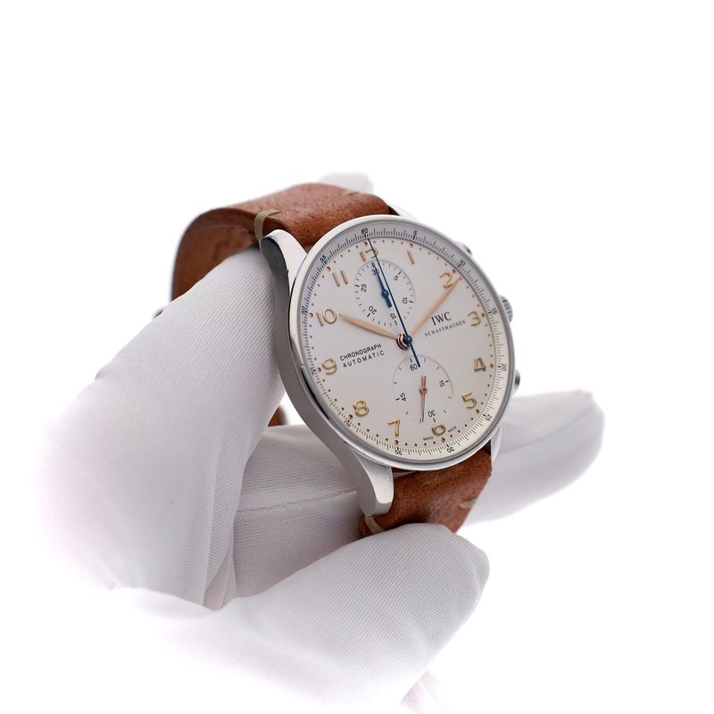 Image 7 of IWC Portuguese Chronograph IW3714-01; Automatic Men's Watch