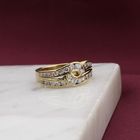 Image 2 of Gold Ring with Diamond; 14 Karat; 0.50 ct; Size 16.25