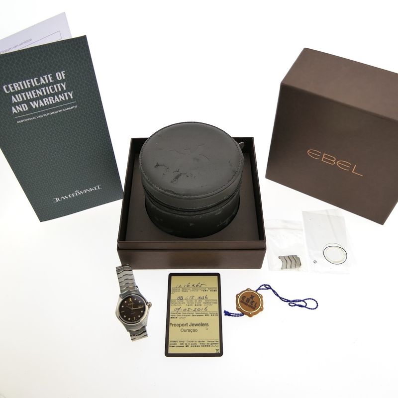 Image 15 of Ebel Wave Automatic 1216265; 18k rose gold/steel women's watch