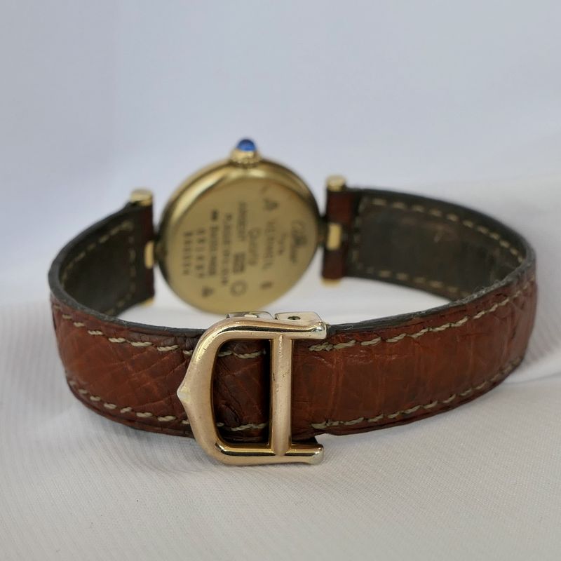 Image 15 of Cartier Vermeil; Ladies watch