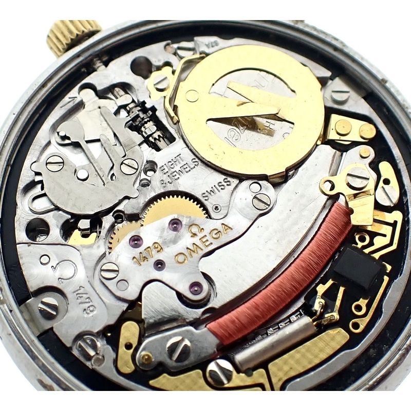 Image 6 of Omega DeVille Staal/goud; Dames horloge