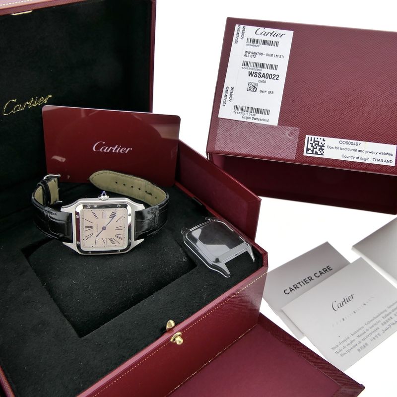 Image 4 of Cartier Santos Dumont WSSA0022; Men's watch