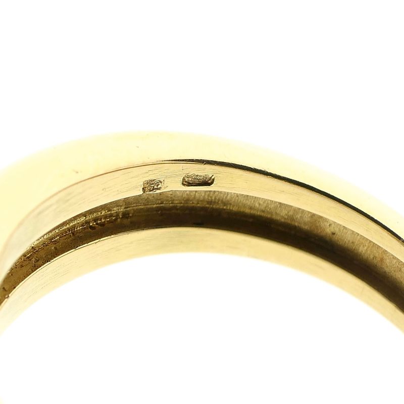Afbeelding 8 van Vintage gouden ring met toermalijn