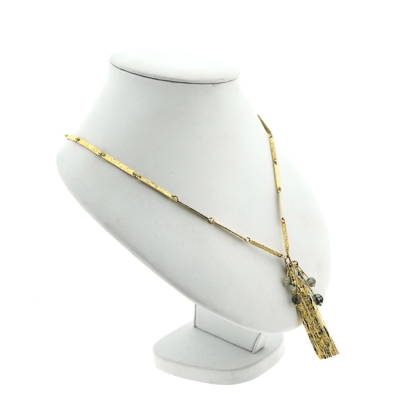 Image 3 of Golden Lapponia necklace; Golden Tree | 44 cm
