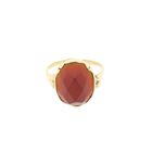 Image 2 of Gold ring with carnelian