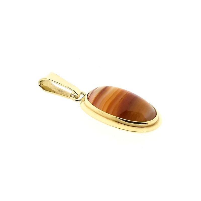 Image 7 of Vintage gold pendant with bandagate