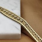 Image 8 of Gold bracelet with diamond; 0.27 ct. | 19 cm