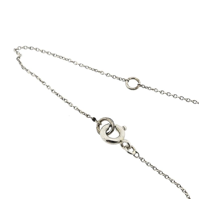 Image 5 of White gold necklace with pendant; Amsterdam rose diamond; 0.50 ct. | 45.5 cm