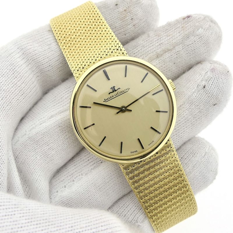 Image 5 of Jaeger Le-Coultre; Vintage 18K gold men's watch