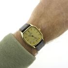 Image 18 of Omega Constellation; Vintage 18k gold men's watch with a linen dial