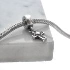 Image 2 of Pandora charm; Silver; Silver Spacer With Cross