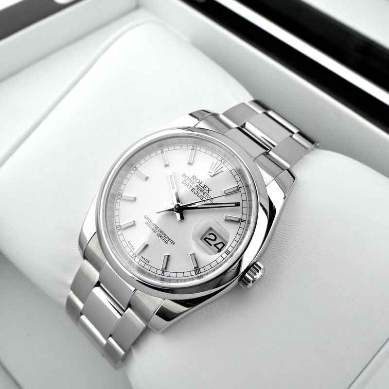 Image 20 of Rolex Datejust 36mm 'Roulette Date' 116200; Automatic watch