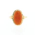 Image 5 of Vintage gold ring with carnelian