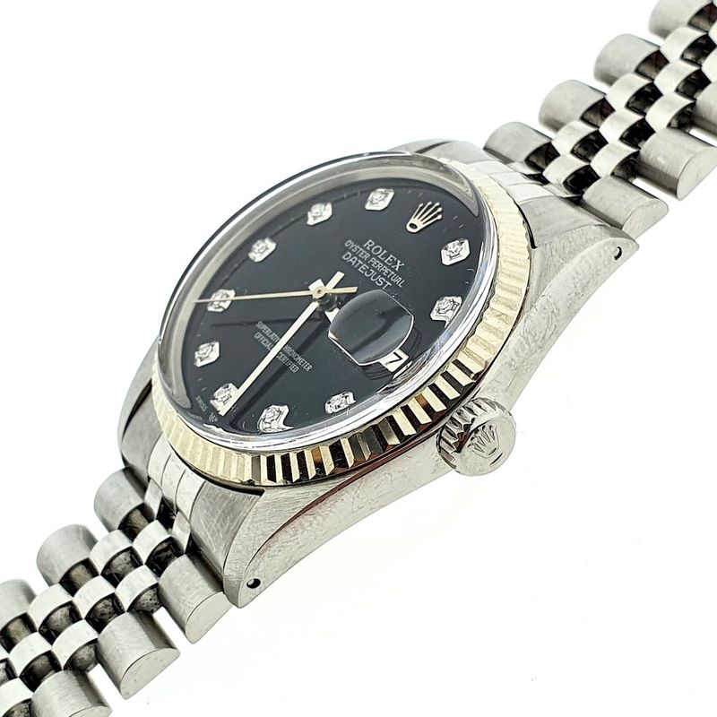 Image 4 of Rolex Datejust; Watch with diamonds
