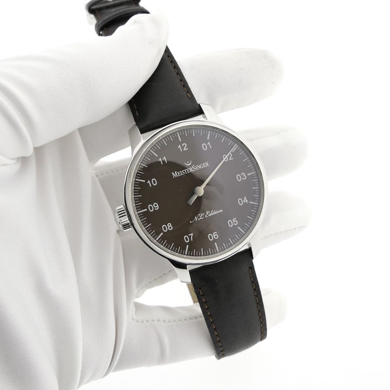 Image 10 of Meistersinger NL Edition 2008 EDNL 08-106/108; Automatic men's watch