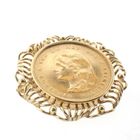 Image 4 of Gold pendant/brooch of 10 guilder coin Queen Wilhelmina 1897