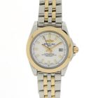 Image 1 of Breitling Galactic 'Sleek' C71330; Gold/steel women's watch with mother-of-pearl dial