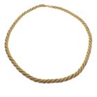 Image 1 of Gold twisted mesh link necklace