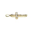 Image 6 of Gold pendant of a cross with zirconia