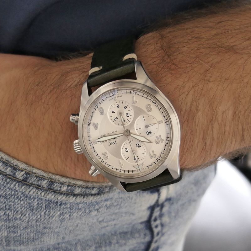 Image 9 of IWC Pilot Spitfire Chronograph; Automatic men's watch