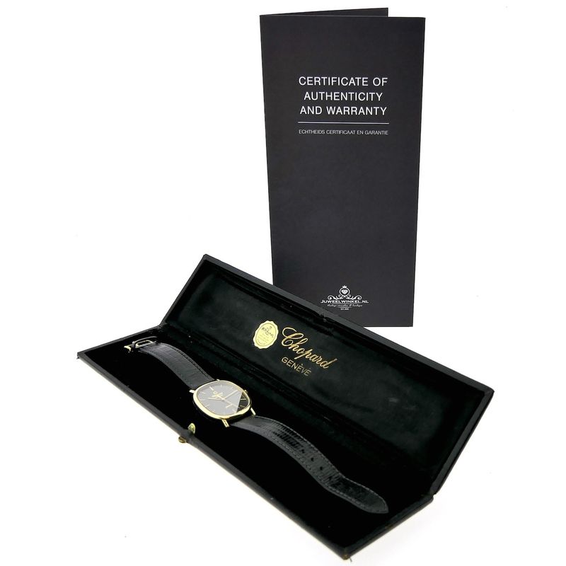 Image 13 of Chopard Geneva Classic Ellipse; Vintage 18k gold watch