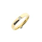 Image 1 of Gold (wedding) ring with diamond | 0.05 ct.