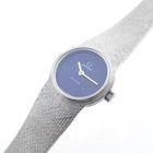 Image 14 of Omega Deville; 18k white gold women's watch with lapis lazuli dial