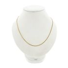 Image 4 of Gold gourmet link chain | 61 cm