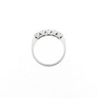 Image 5 of White gold ring with diamond | 0.15 ct.