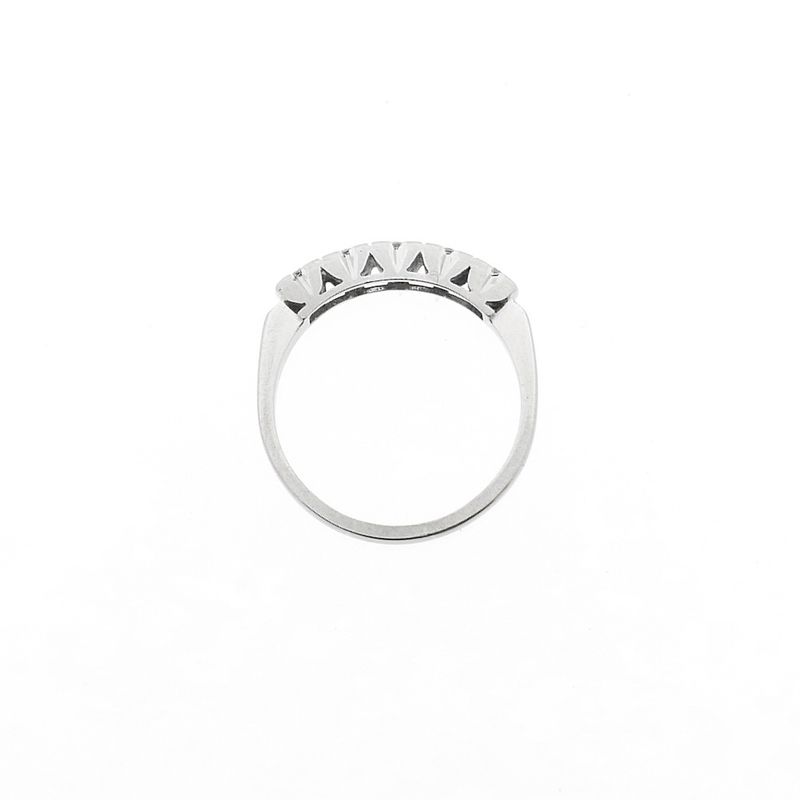 Image 5 of White gold ring with diamond | 0.15 ct.