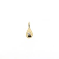 9 carat pendant with diamond; 0.05 ct.