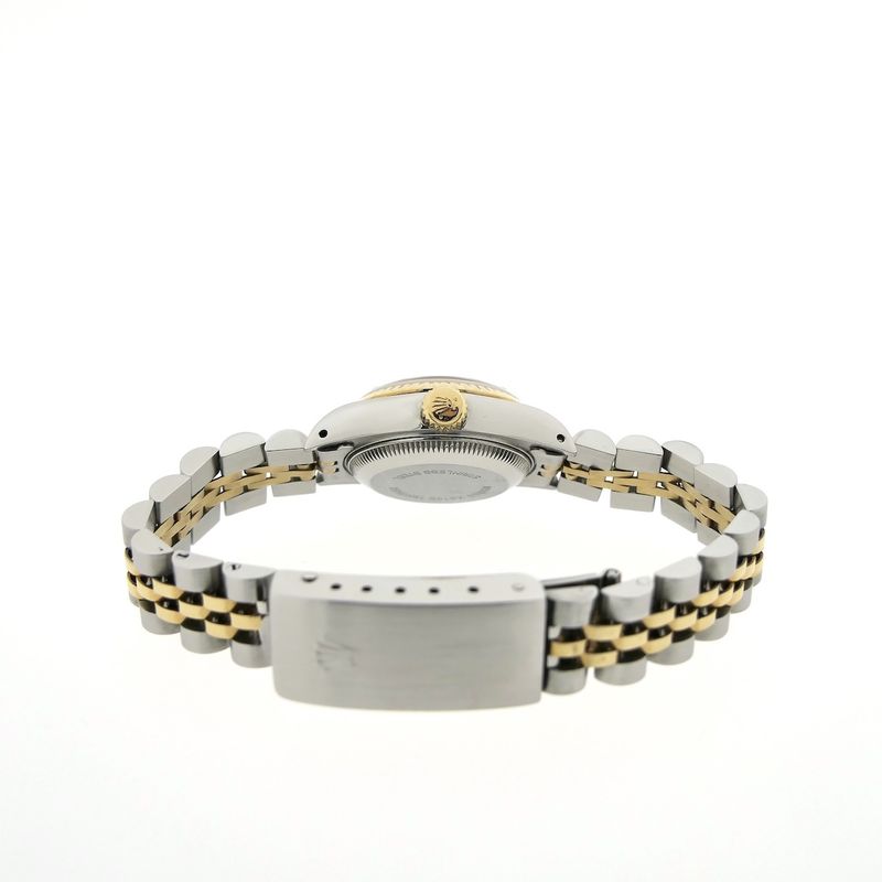 Image 13 of Rolex Lady-Datejust 26mm 69173; 18k. Vintage 18k. gold/steel women's watch with diamonds