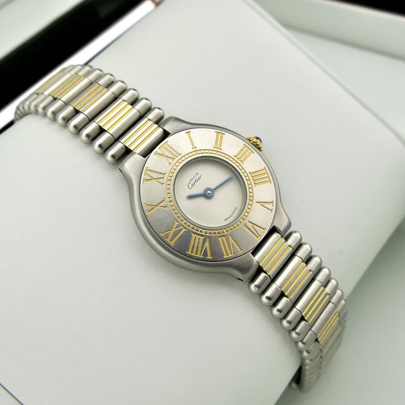 Image 17 of Cartier 'Must de Cartier 21' 9010; Bicolor ladies watch