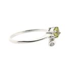 Image 5 of White gold ring with zirconia