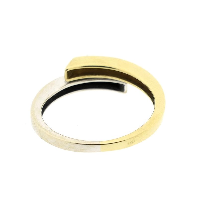 Image 4 of Two-tone gold ladies ring