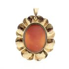 Image 6 of Vintage gold pendant with cameo