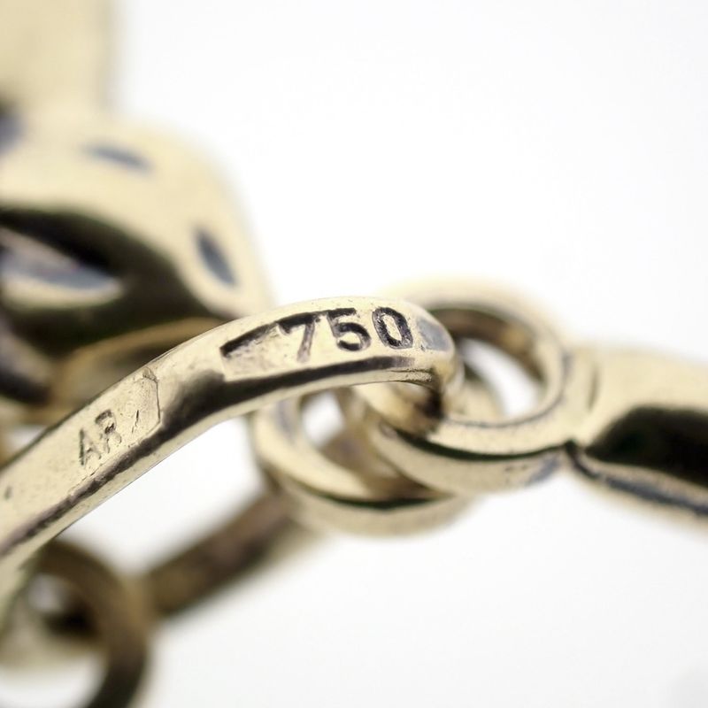 Image 6 of Gold pendant; Faith, hope and love