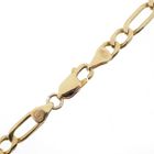 Image 8 of Gold Figaro link chain | 59.5 cm