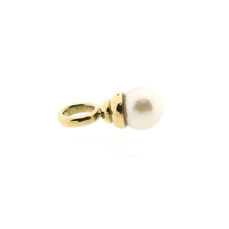 Afbeelding 7 van Gouden hanger met cultivéparel