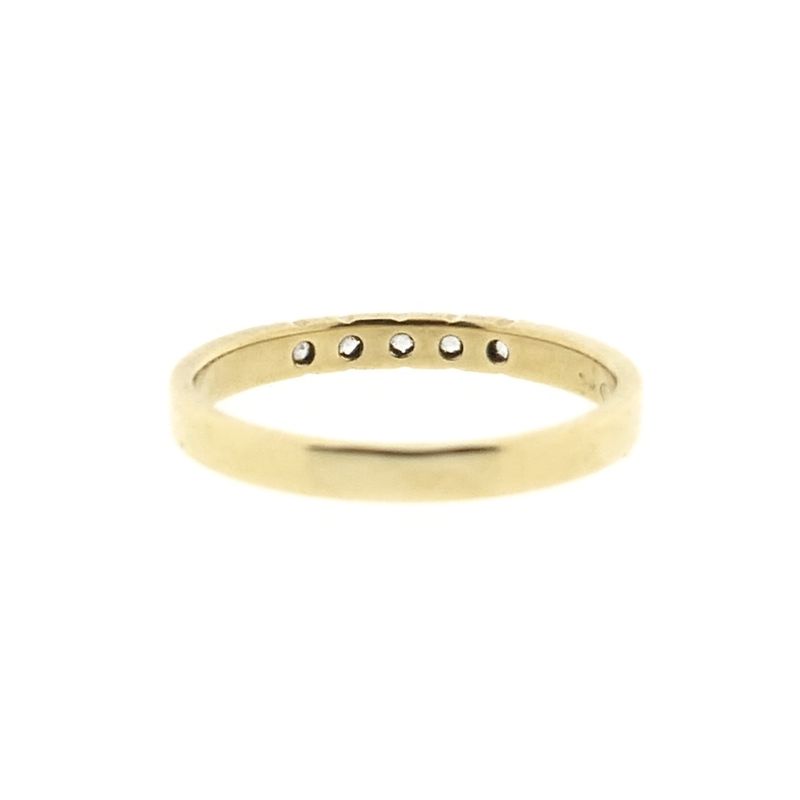 Image 4 of Gold ring with zirconia