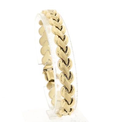 Image 1 of Gold Fantasy Link Bracelet | 19 cm