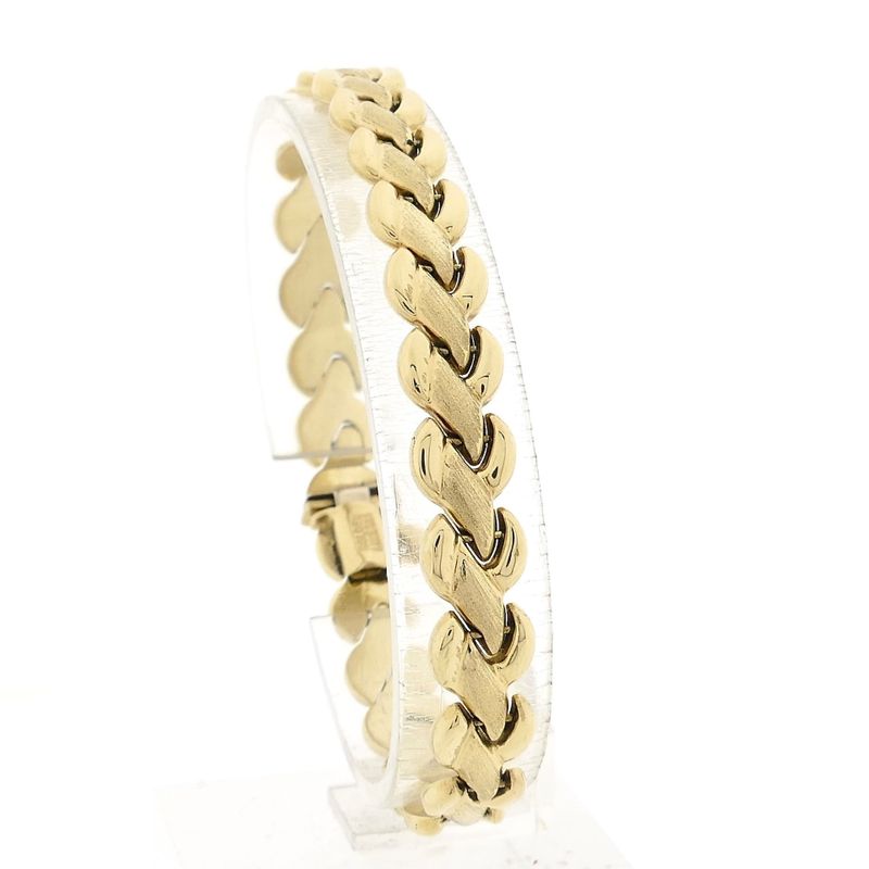 Image 1 of Gold Fantasy Link Bracelet | 19 cm
