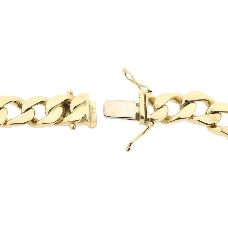 Image 4 of Solid gold gourmet link bracelet | 23.5 cm
