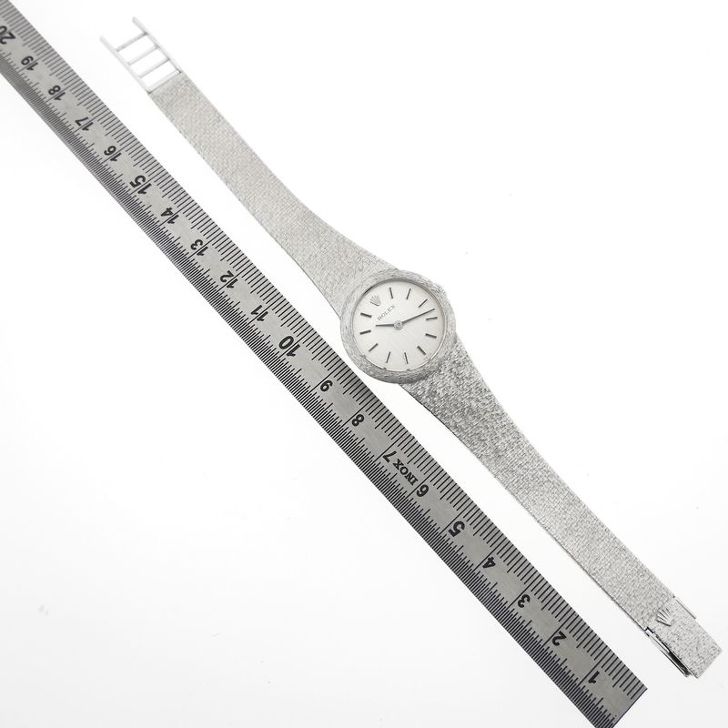 Image 20 of Rolex Classic 'Cocktail'; Vintage 18k white gold women's watch