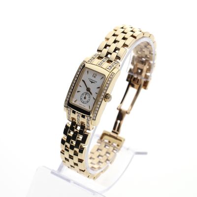 Image 2 of Longines Dolce Vita L5.155.7; 18k gold women's watch with diamonds