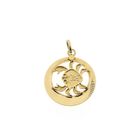 Image 1 of Gold zodiac sign pendant; Cancer | Fabiola