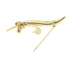 Image 4 of Gold feather brooch