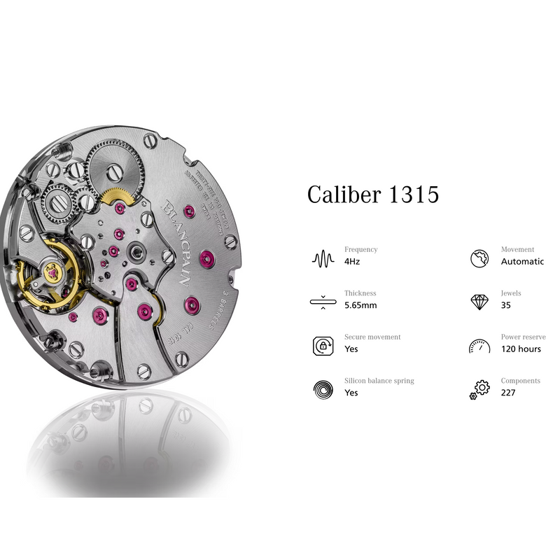 Afbeelding 18 van Blancpain Fifty Fathoms Bathyscape 5000-1110-NABA; Automatisch Heren Horloge