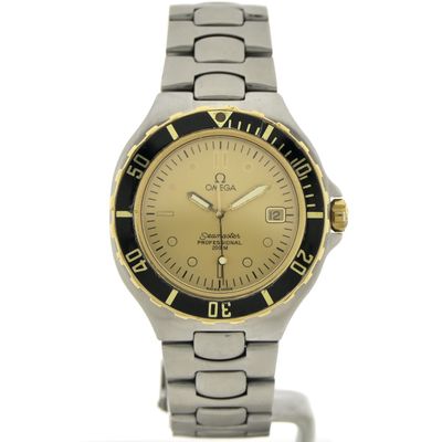 Image 1 of Omega Seamaster Pre-Bond 396.1042; Gold/steel men's watch