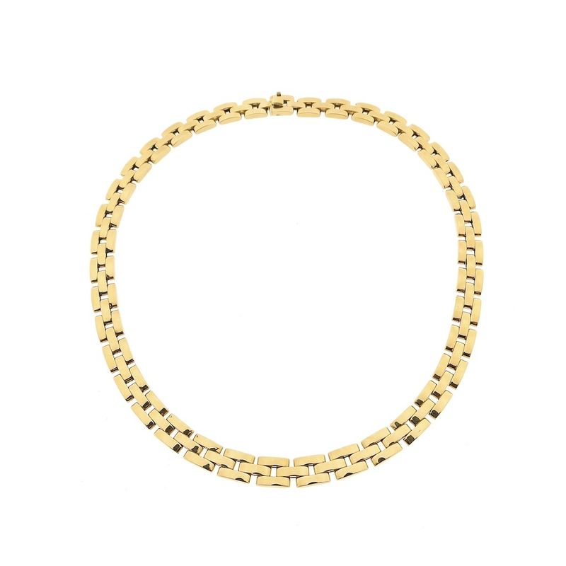 Image 7 of Cartier gold Bismarck link necklace